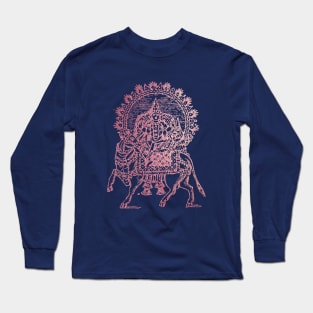 Rose Gold Supreme Being Shiva Indian God Long Sleeve T-Shirt